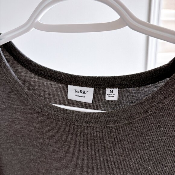 99% NEW GREY SHEER UNDER SHIRT FROM ARITZIA SIZE M - Picture 5 of 5